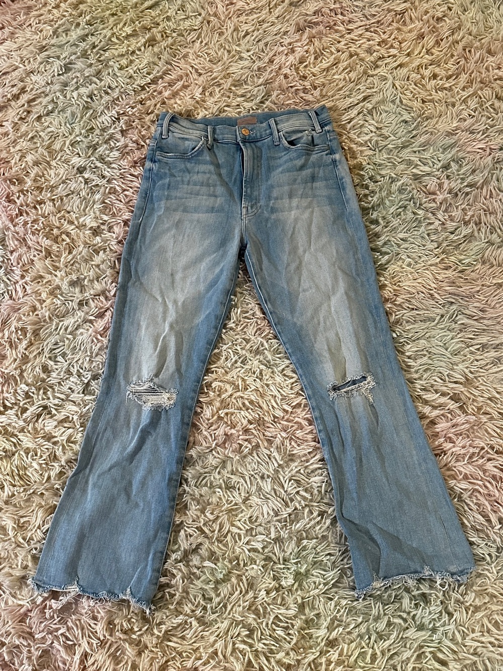 Mother The Hustler Ankle Chew in Petal Plucker Size 29 - Picture 3 of 11